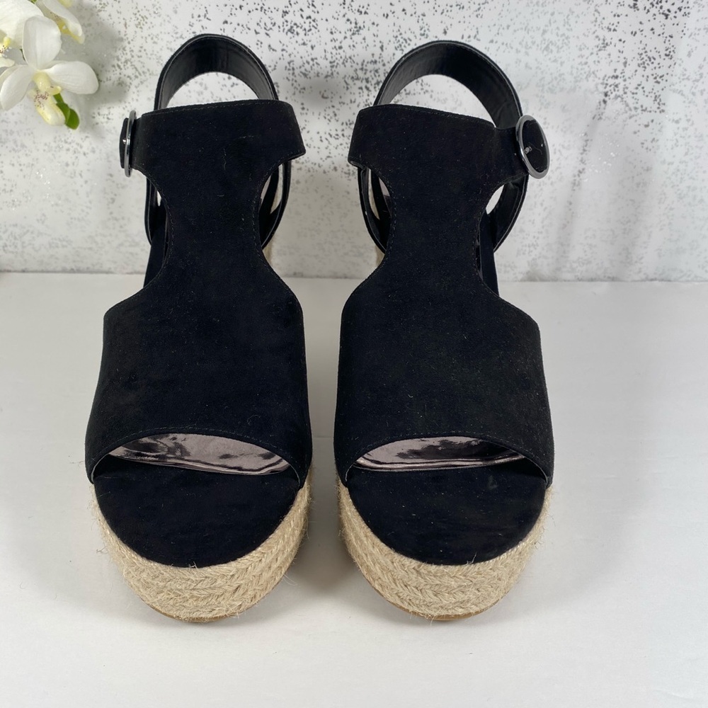 🆕Carlos by Carlos Santana Black Wedge Shoe - 8.5 - Picture 3 of 13